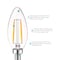 Luxrite B11 LED Light Bulbs 4W (40W Equivalent) 400LM 2700K Warm White Dimmable E12 Candelabra Base 24-Pack LR21572-24PK - alternate 3
